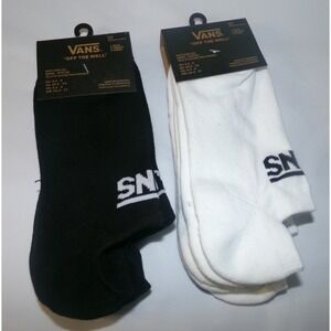 NWT MENS VANS "OFF THE WALL" SPORT SOCKS~6 PAIRS~ASSORTED